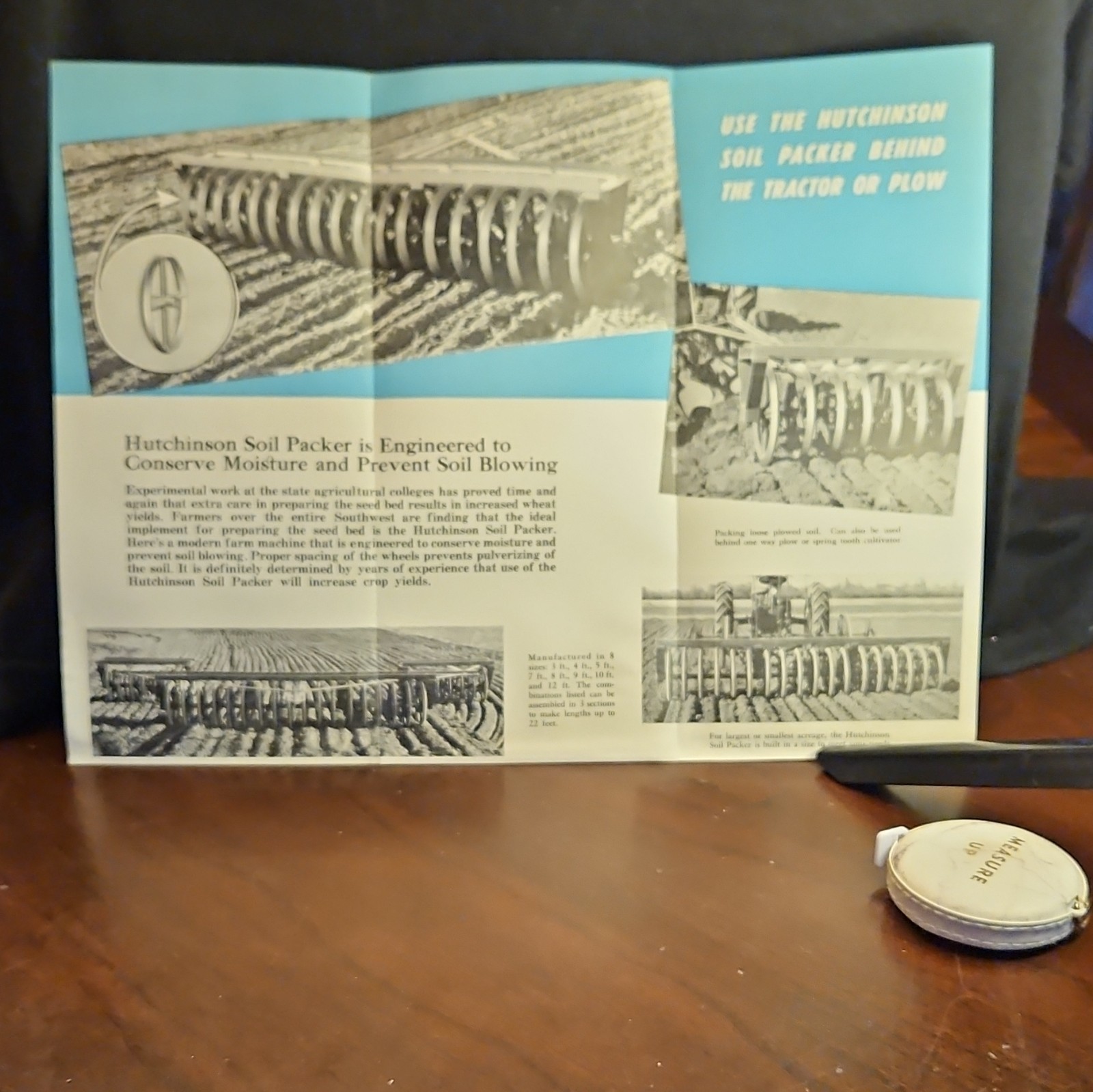 The Hutchinson Foundry & Steel Co. Hutchinson Soil Packer Agriculture Brochure