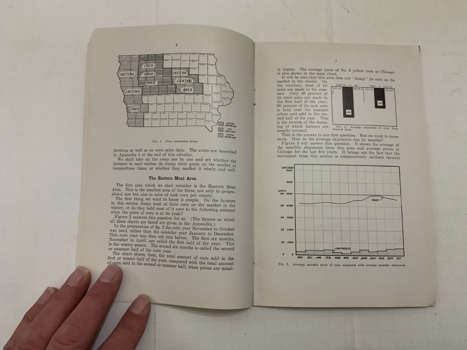 1929 Iowa State College of Agriculture Does Iowa Dump Its Grains Booklet