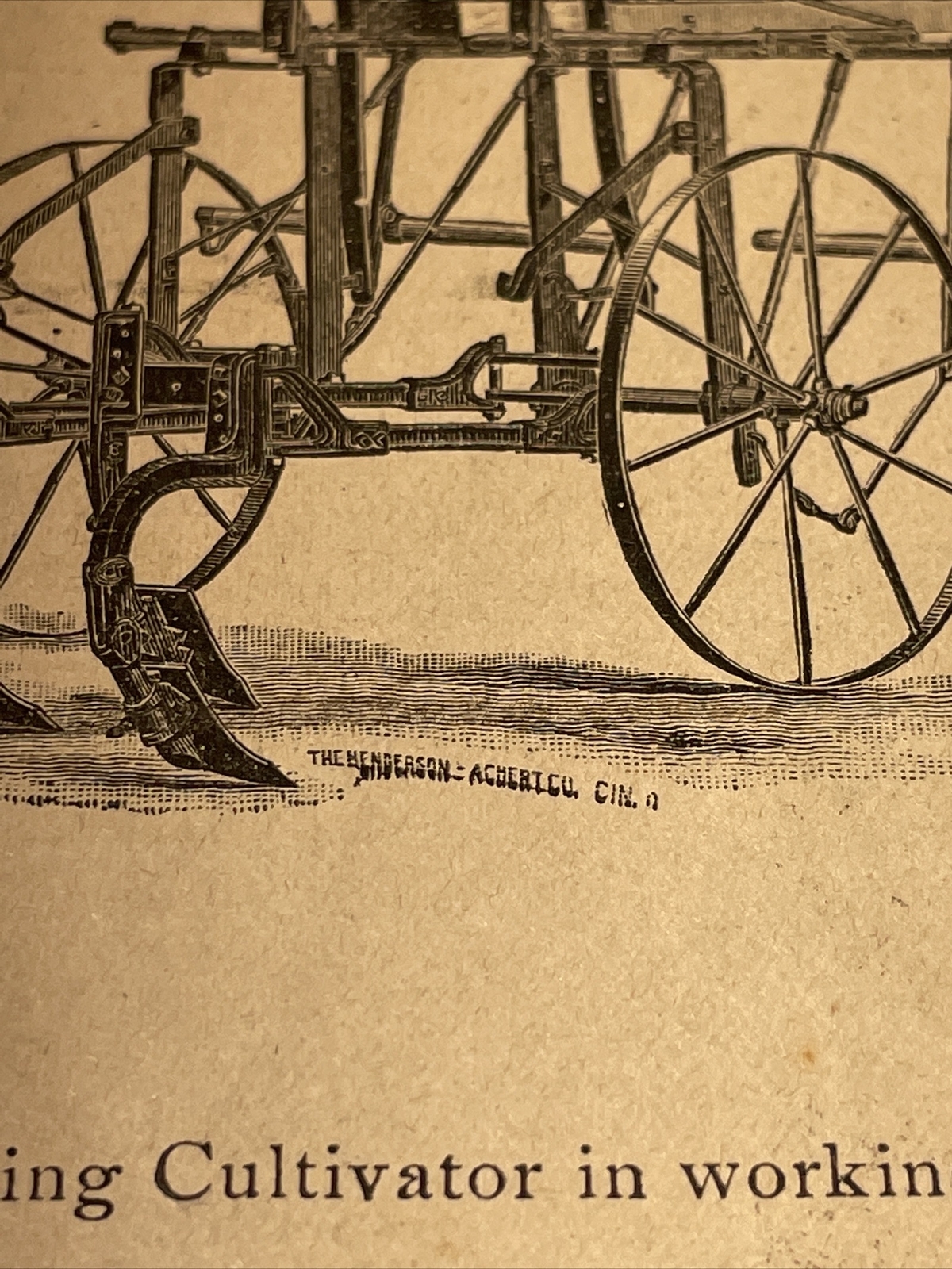 1891 Baldwin – Brown Cotton & Corn Cultivator Farm Advertising – New Orleans
