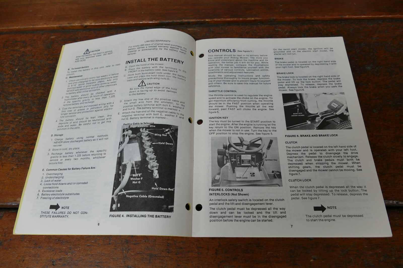 1980s Coast to Coast Owner&rsquo;s Manual 8HP 30” Electric Start Lawn Tractor 481-1642