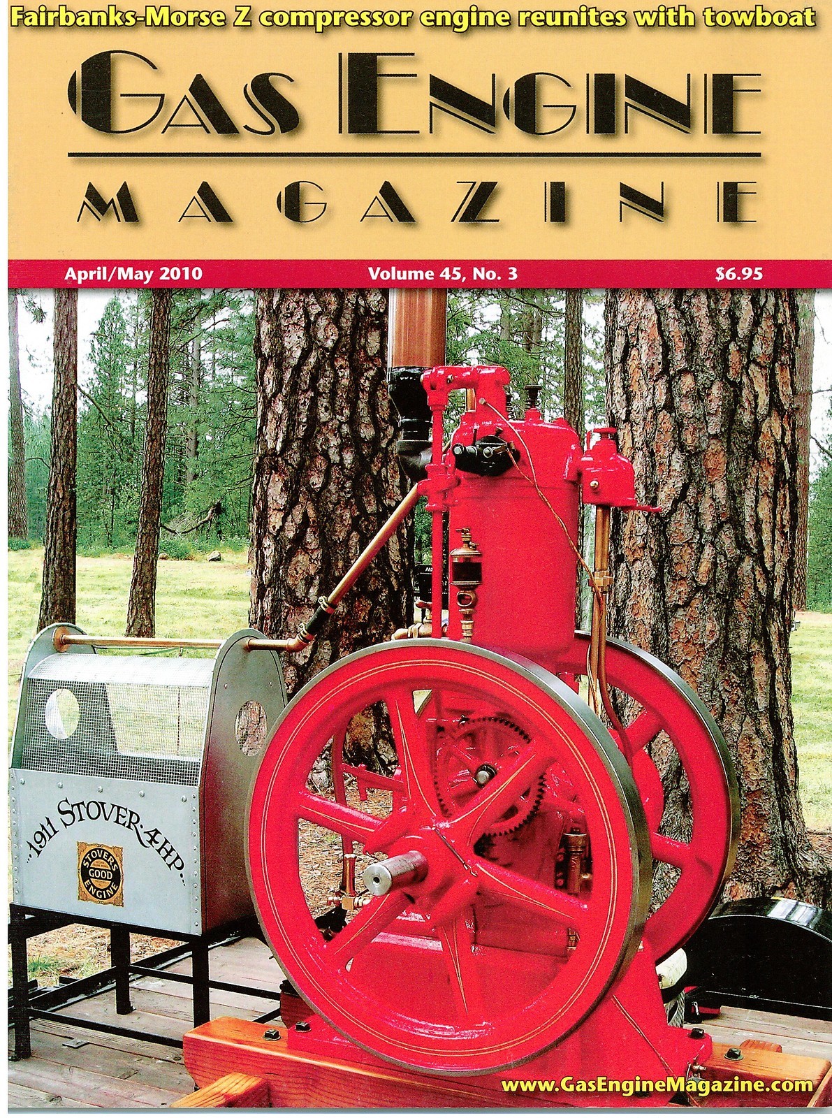 Regan Vapor, Monarch Nelson Engine, Fairbanks Morse Model Z towboat engine
