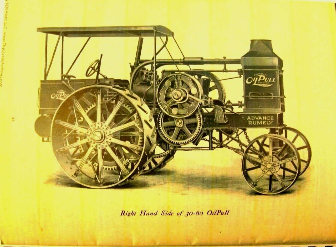 Vintage Advance- Rumely OIL PULL Farm Tractors Sales Catalogue All Models