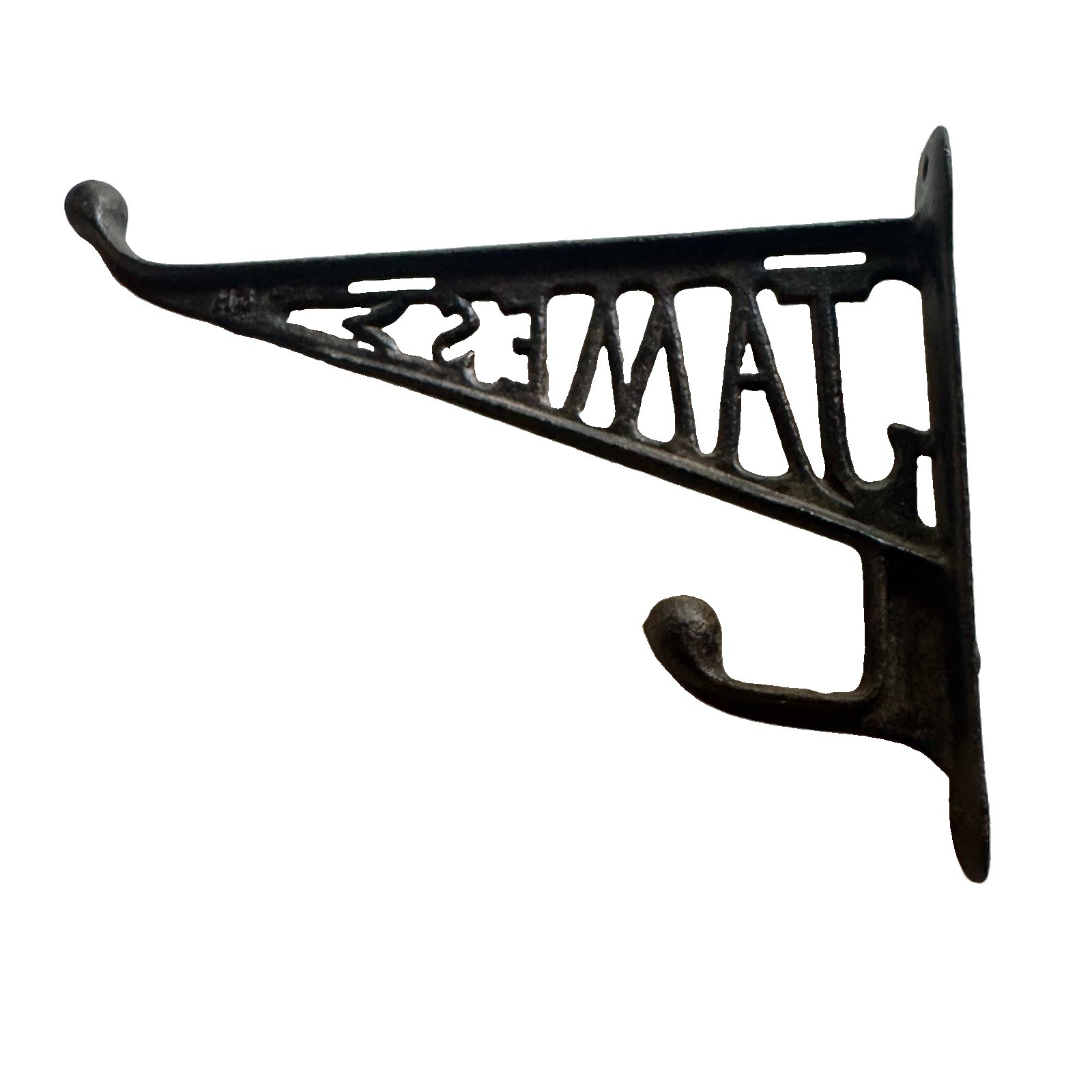 Antique JAMES Harness Hook Patented Cast Iron Fort Atkinson Wisconsin Documented