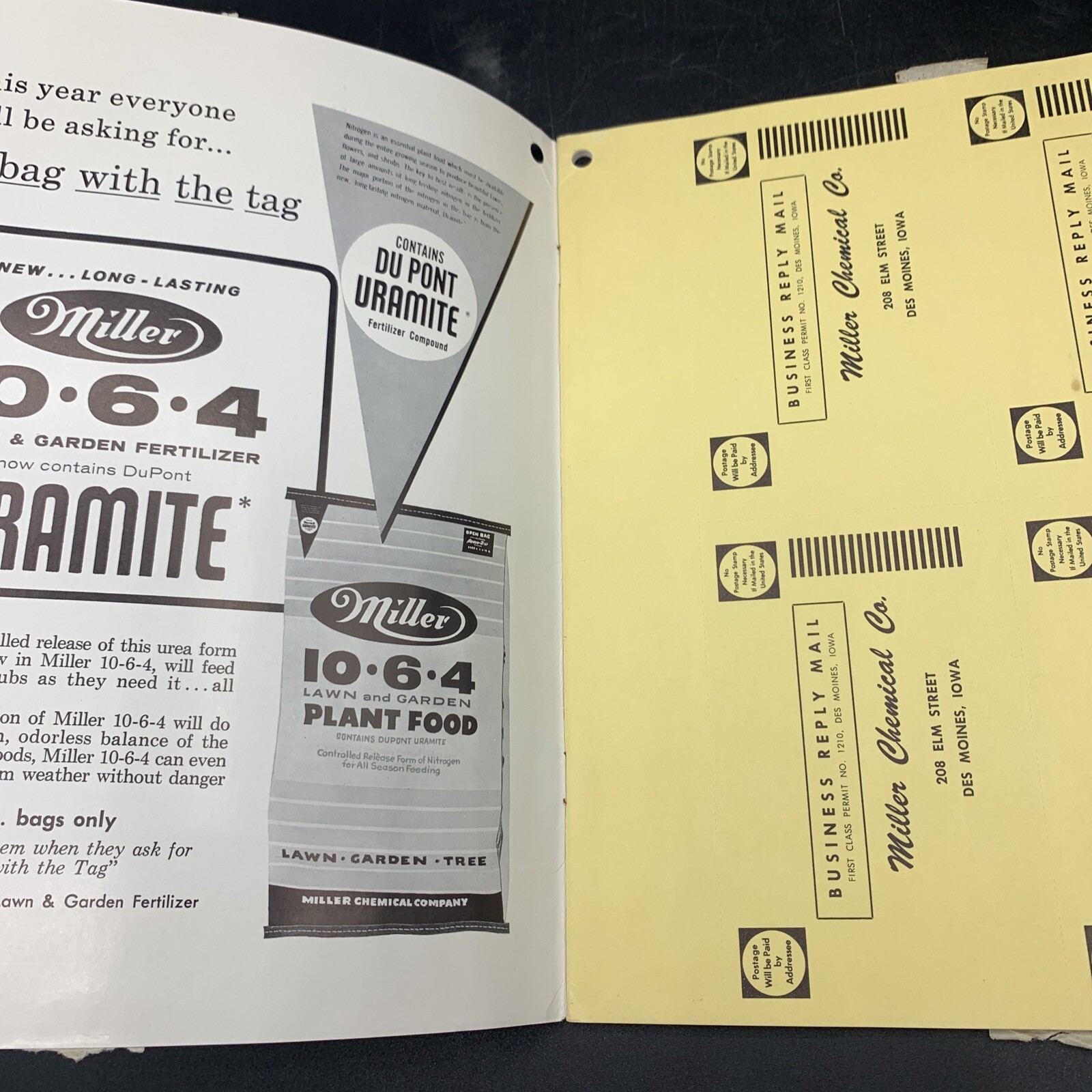Lot 1961 Miller Chemical Co Dealer Catalog & Price List-Home/Farm/Livestock