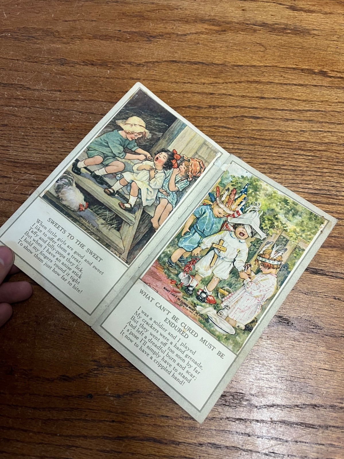 RARE Vintage 1920s Gridley Butter Butterkid Album Advertising Card Milwaukee WI
