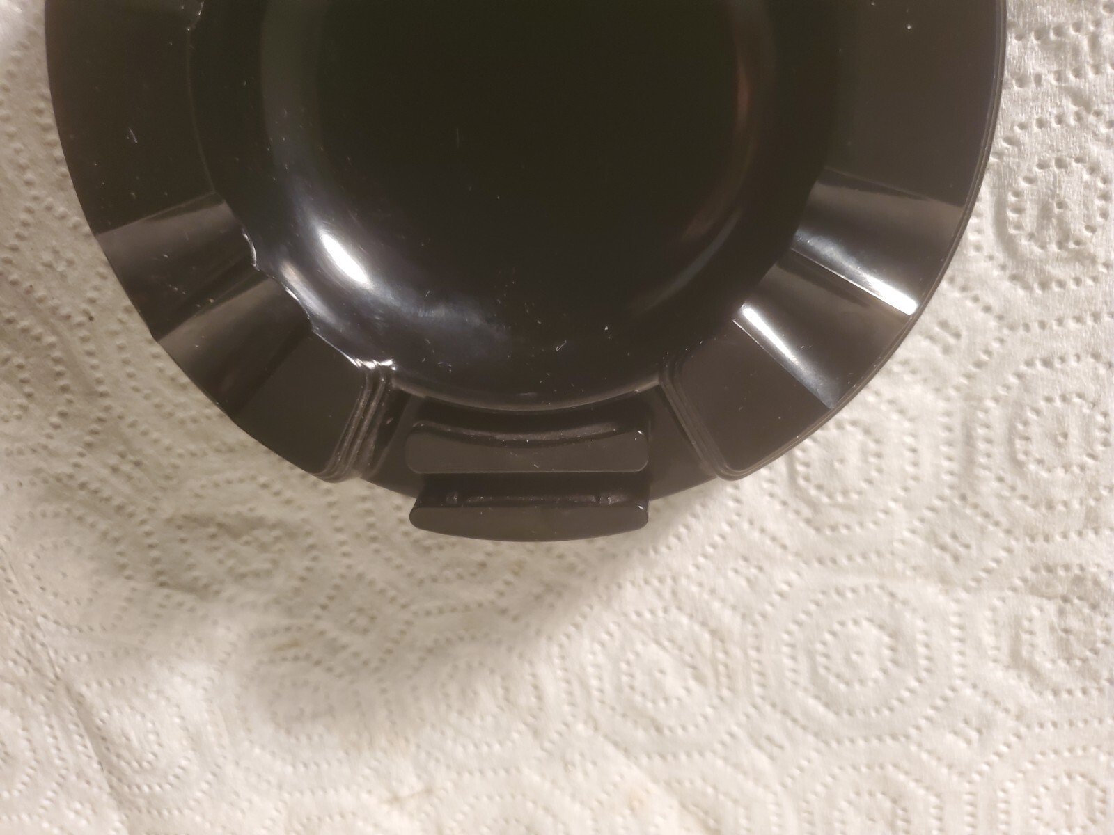 5&Prime; Plastic Ashtray Fred & Dale Rieks Iowa Falls Iowa Trucker Cattle Buyer