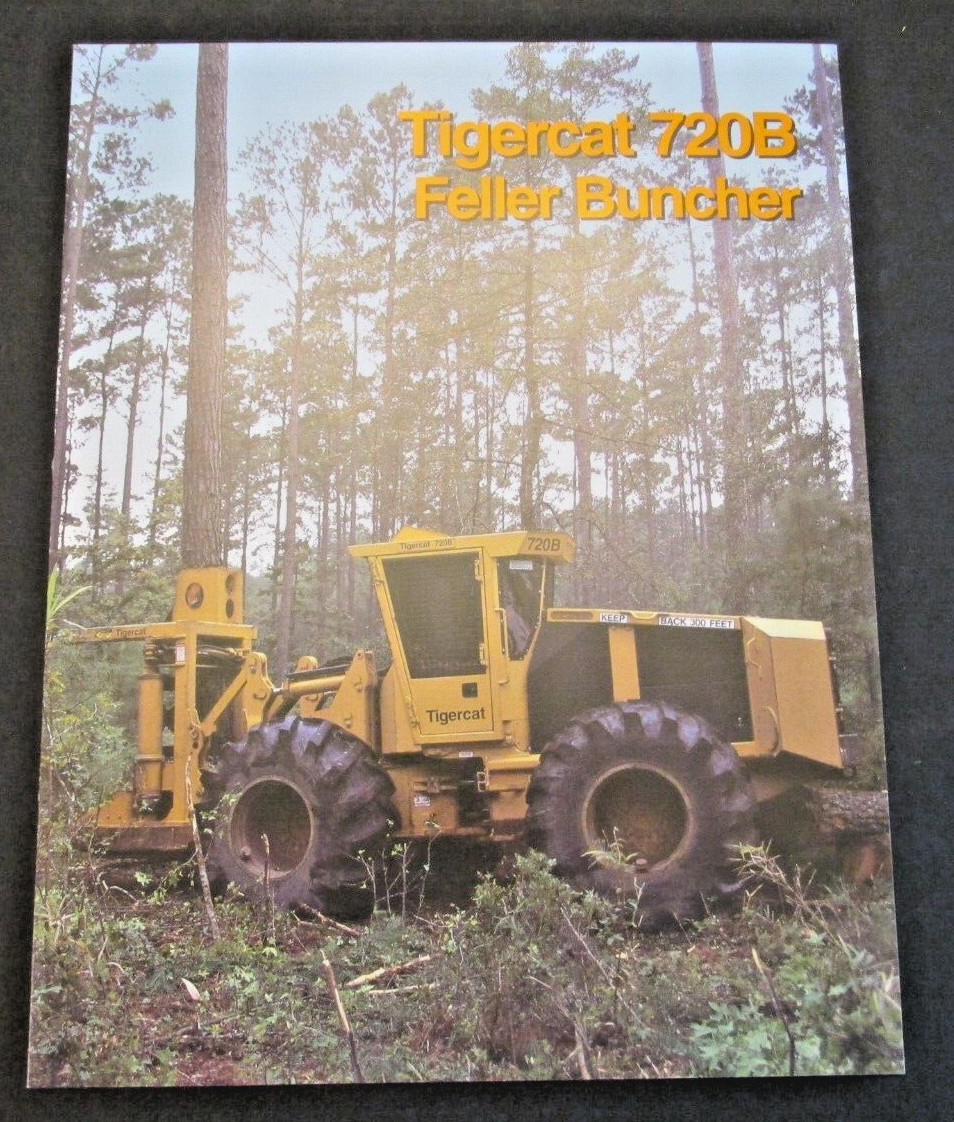 TIGERCAT 720B Feller Buncher Dealer Paris Ontario Canada Ad Brochure