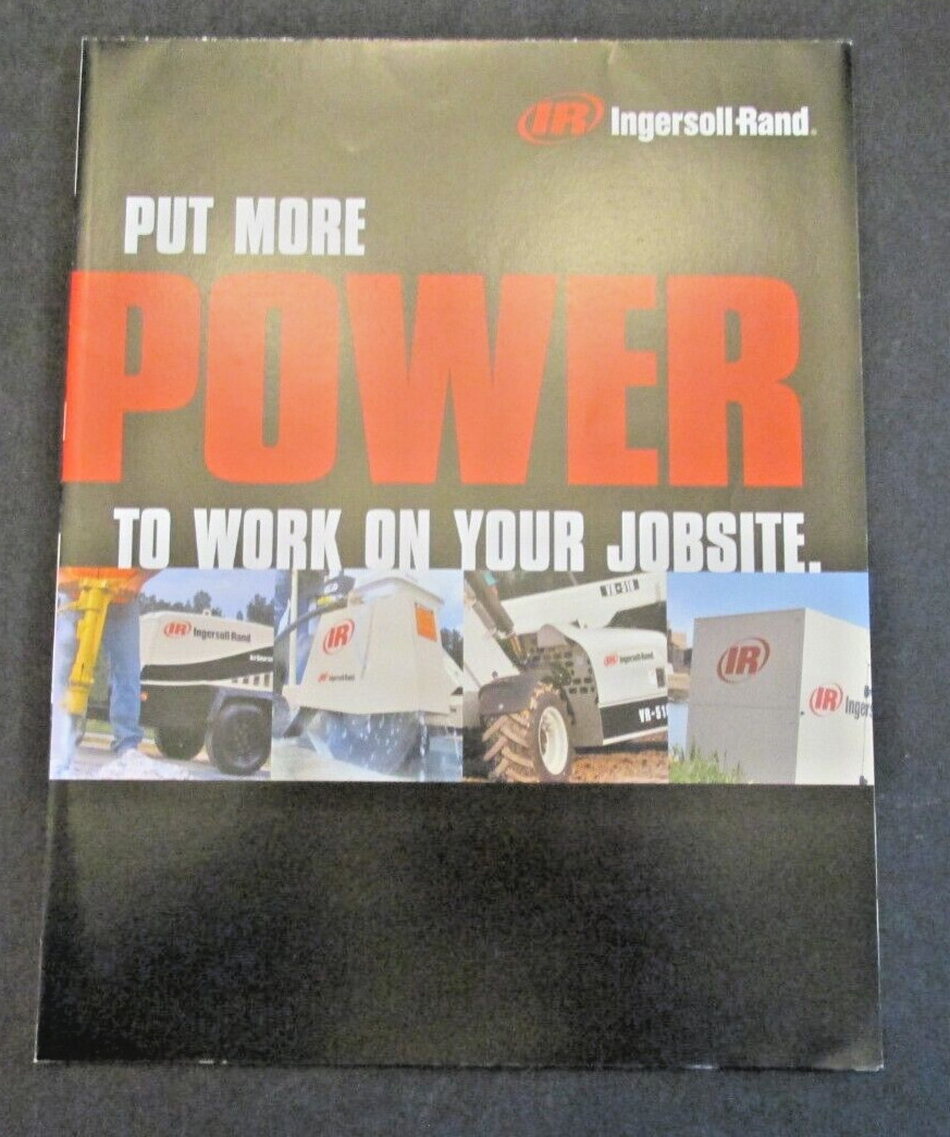 INGERSOL RAND Utility Equipment Dealer Surewood Supply Coquitlam Ca Ad Brochure