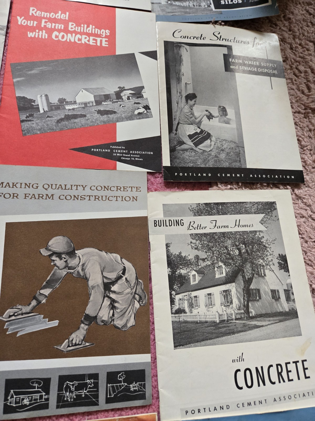 Vintage Portland Cement Company Farm Building Manual Booklets