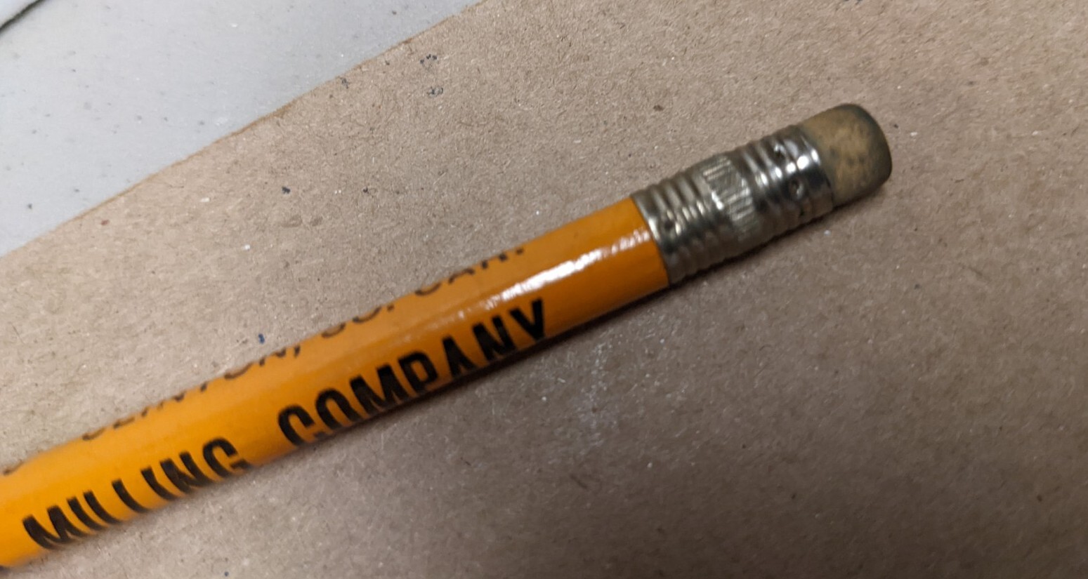 Vintage Clinton Milling Co. Phone 213-J Clinton South Carolina S.C. Pencil