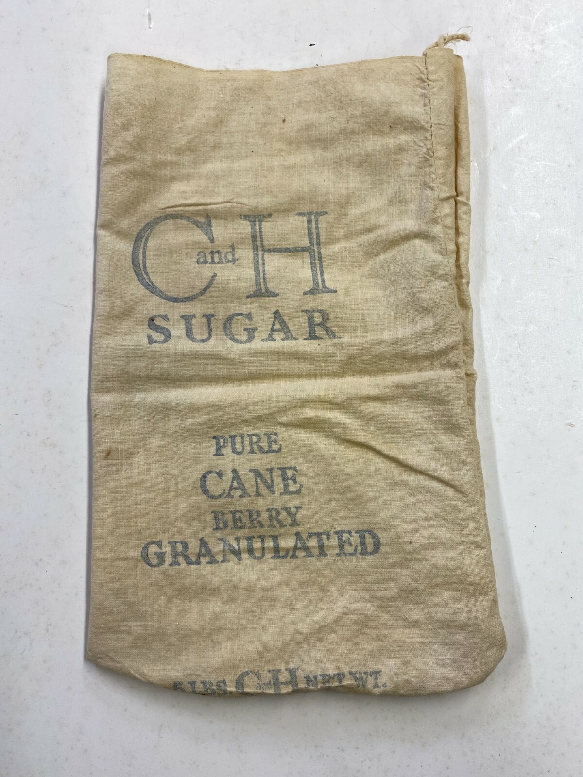 C AND H SUGAR PURE CANE BERRY GRANULATED COTTON BAG – FREE SHIPPING