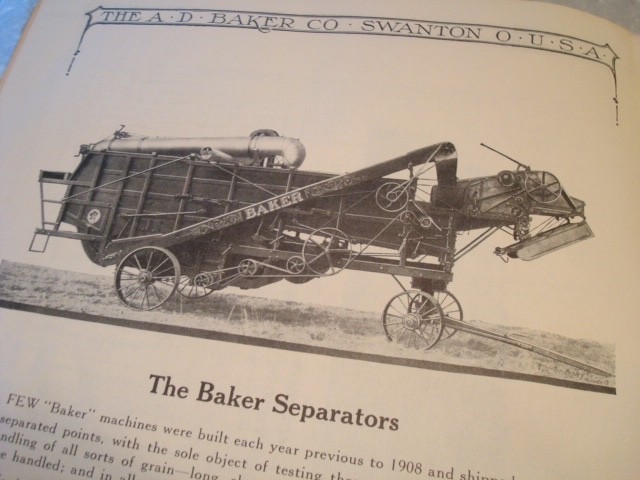Threshing Machines Baker Engines Threshers, Catalog 22