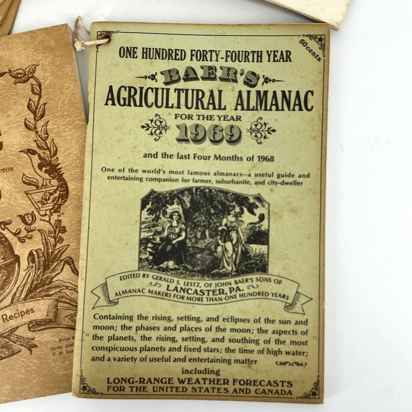 Agricultural Almanac John Baers Sons Lot Of 15 Lancaster PA Vintage
