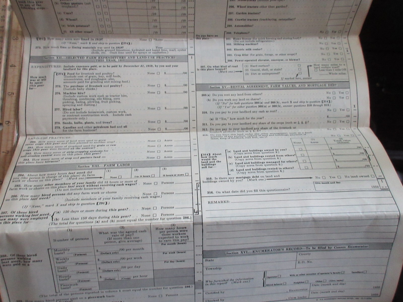 1959 The Farm Count – US Census of Agriculture – New Jersey