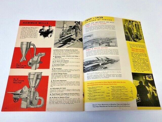 1938 Farm News Worth Reading About by Massey Harris Brochure