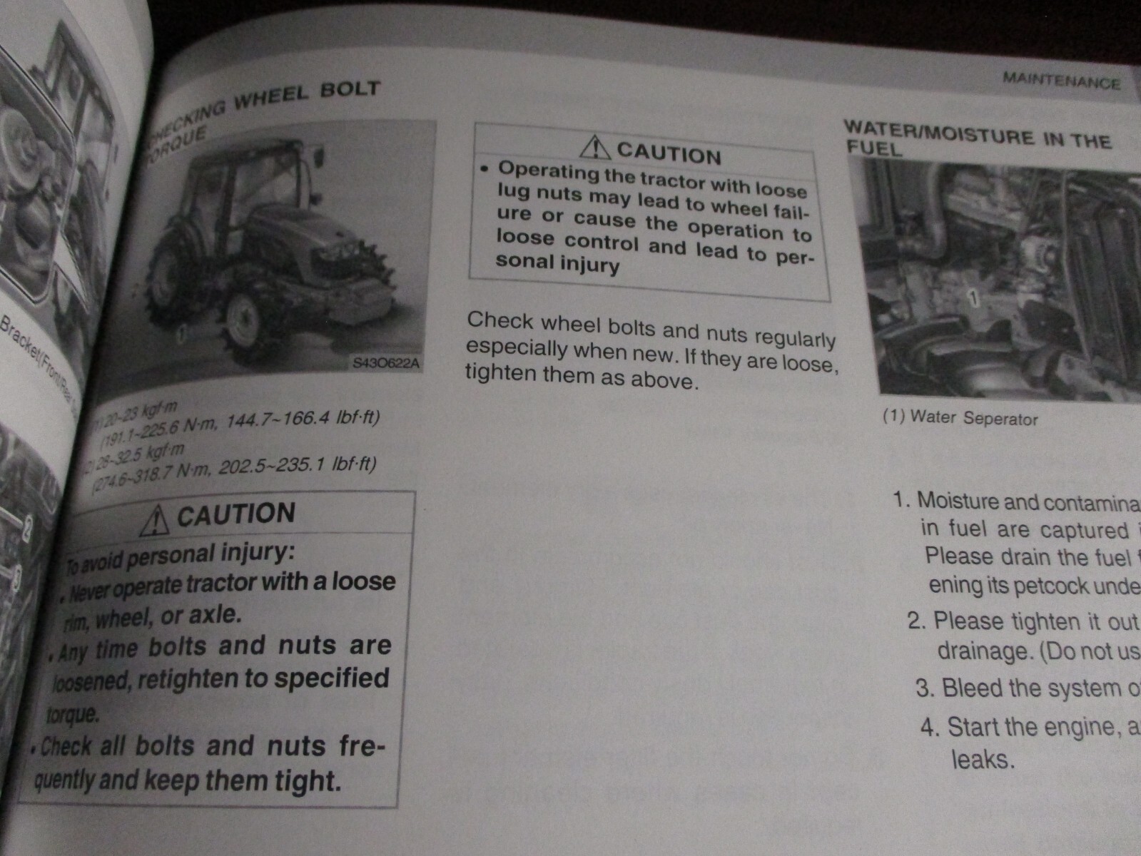 Kioti DK75/90 Tractor Owner&rsquo;s Manual 2013