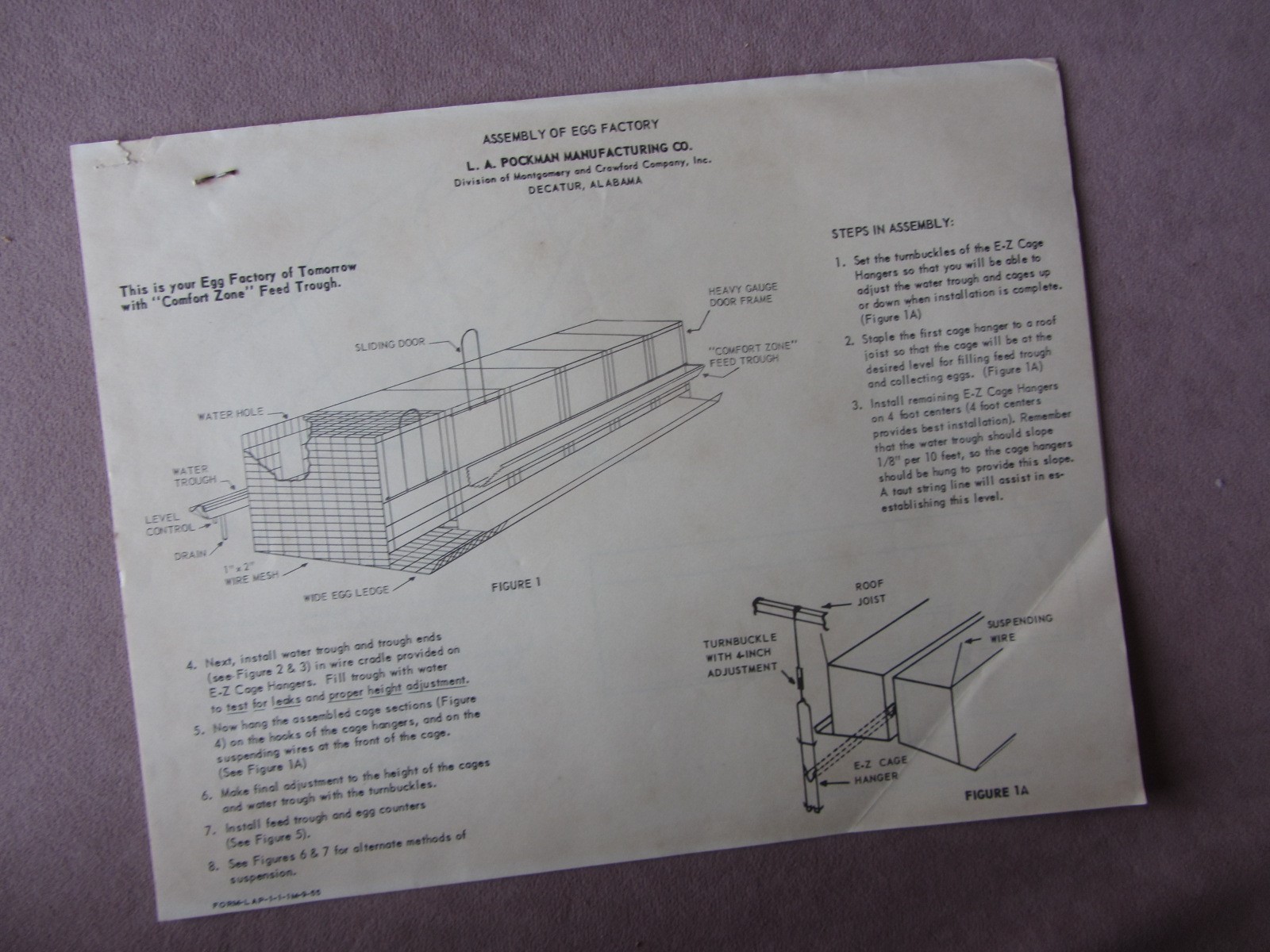 Vtg 1960 Pockman’s Famous Poultry Egg Laying Cages & Equipment Catalog Alabama