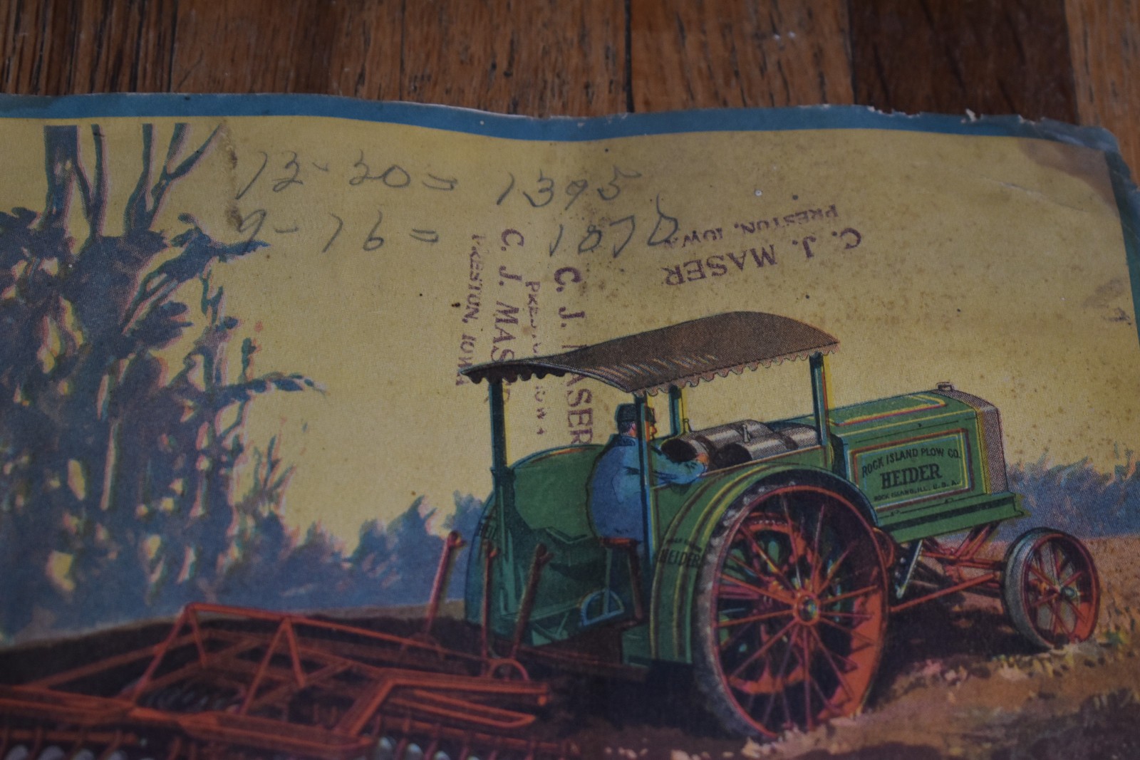 Vintage Heider Tractors Rock Island Plow Company Advertising Farm Sales Brochure