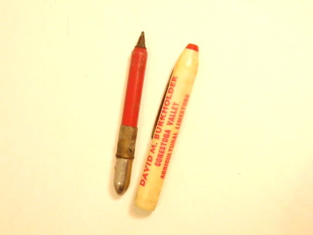 bullet pen: ad for David Burkholder Conestoga Valley Agricultural Limestone
