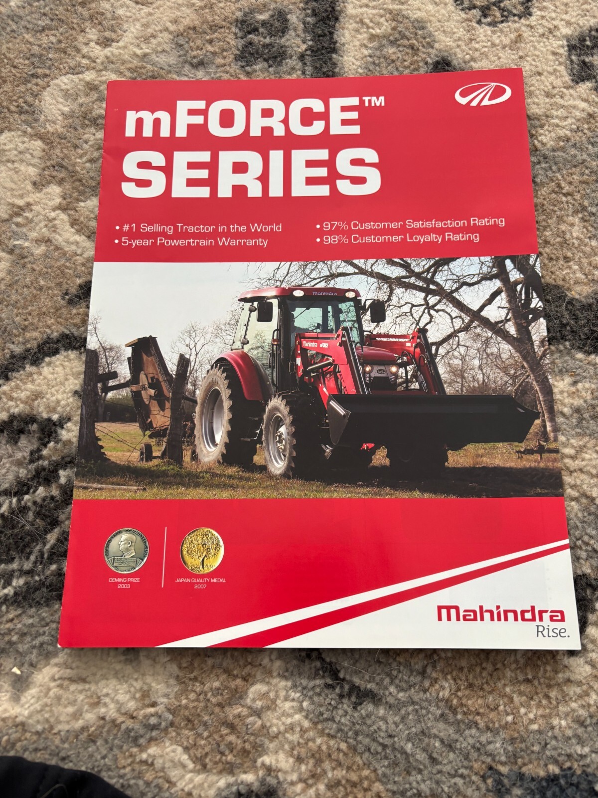 Mahindra 105 Tractor Brochure FCCA25