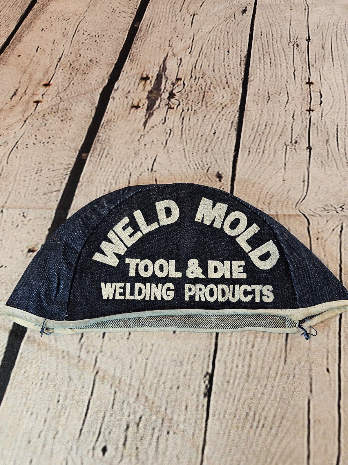 Vintage Denim Welding Cap Allied Welding Supply Milwaukee Weld Mold Tool & Die