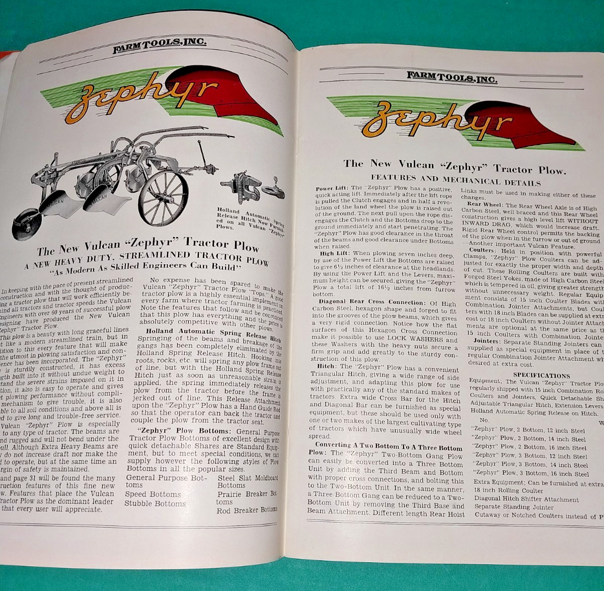 Circa 1939 Farm Tools Inc. No.61 Catalog 116 Pages