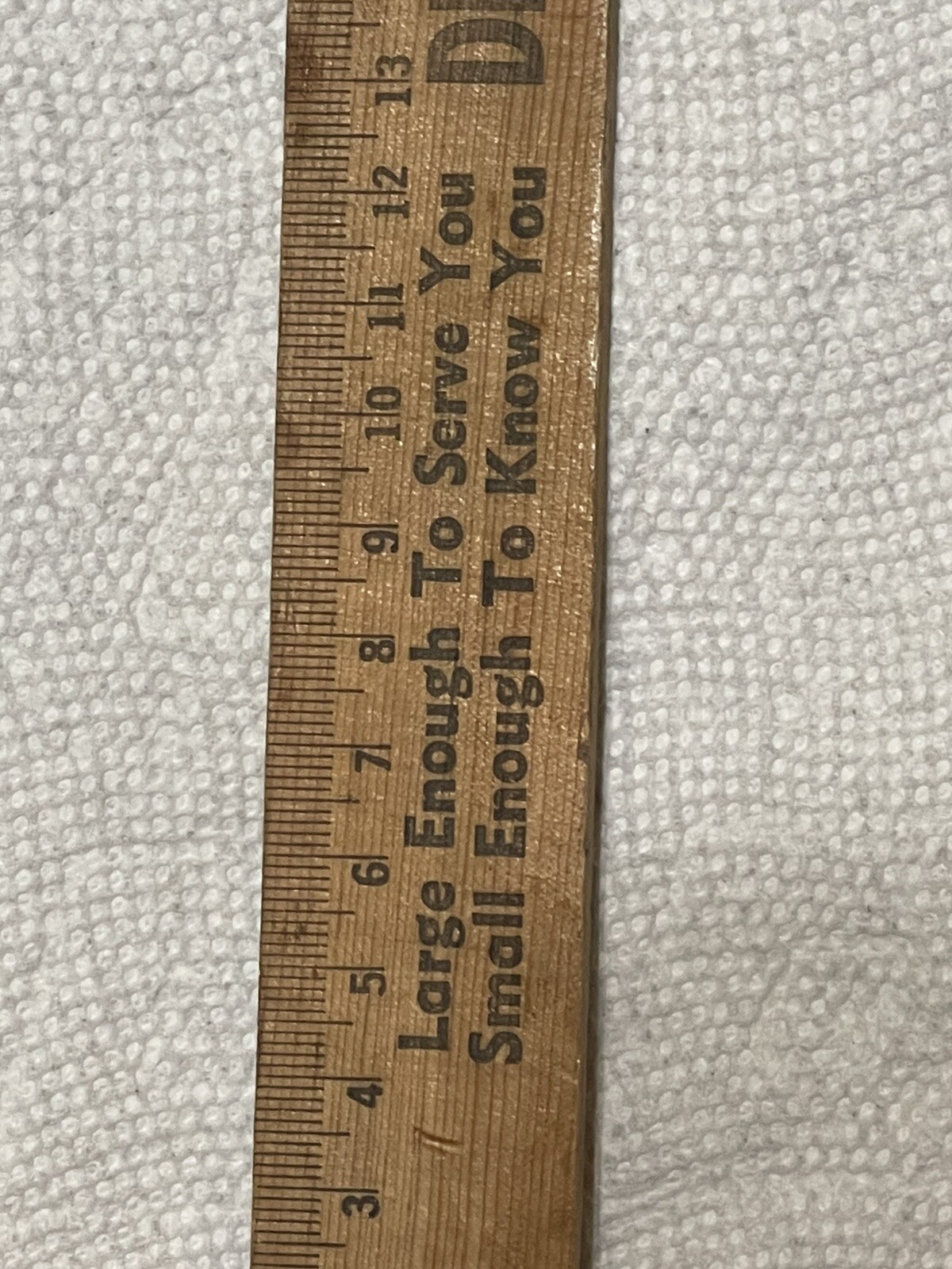 Vintage Wooden Ruler Delost Grain Co. Norris, Illinois/Rapatee Il.Farm Ag Ad
