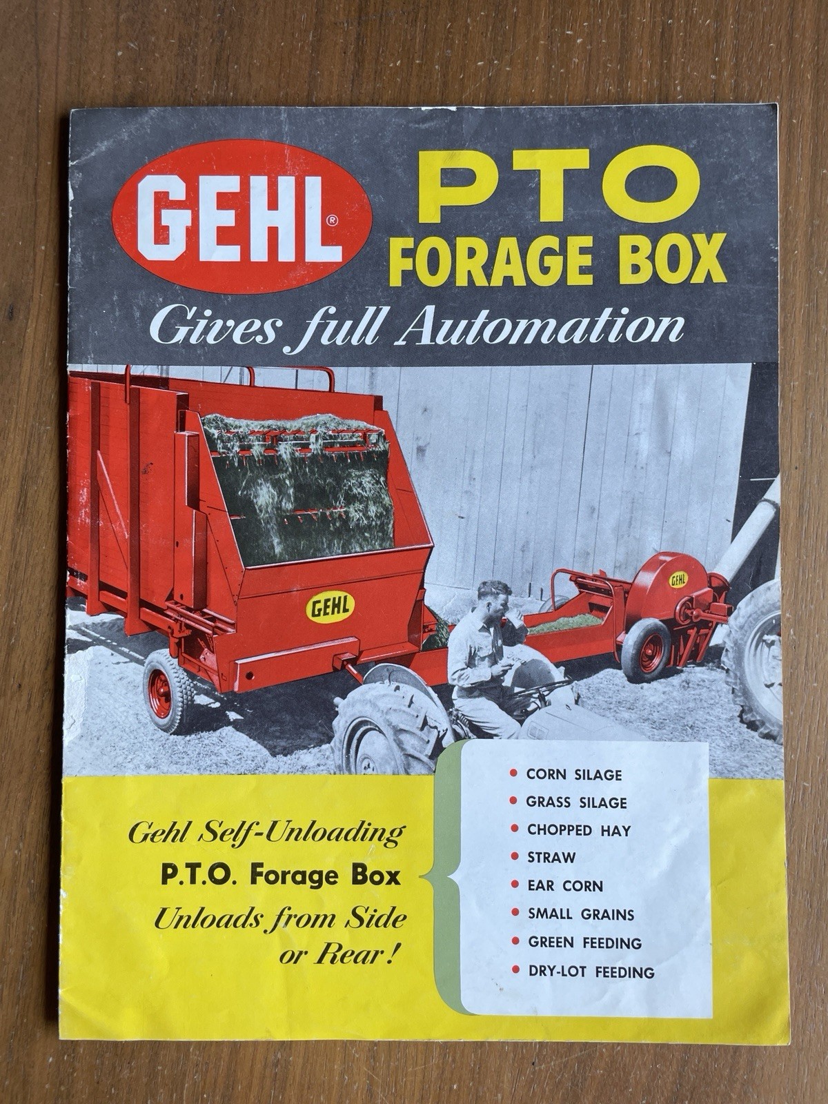 Gehl PTO Forage Box Brochure
