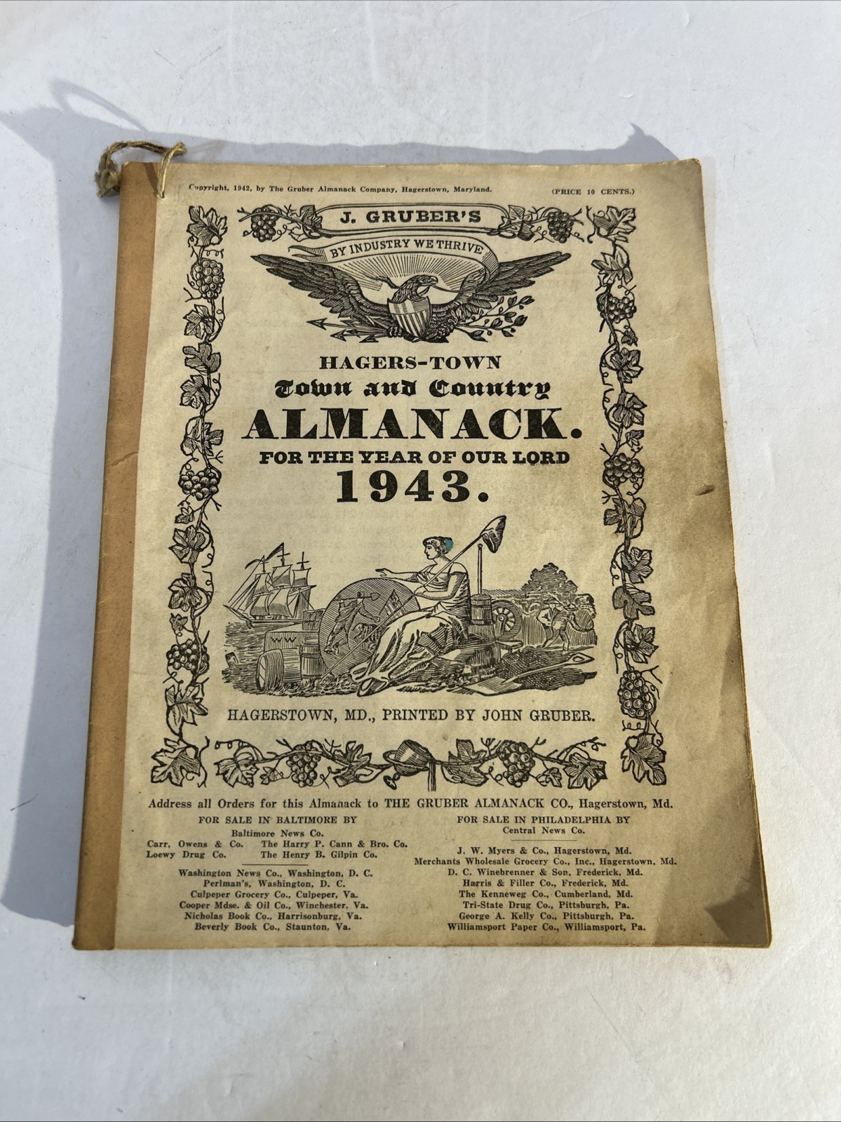 Agricultural Almanac Lot Of 16, Plus One Royster’s Almanac 1962