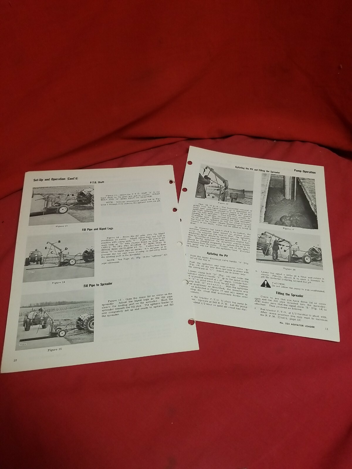 VINTAGE New Idea 223 AGITATOR LOADER PARTS OPERATORS MANUALS