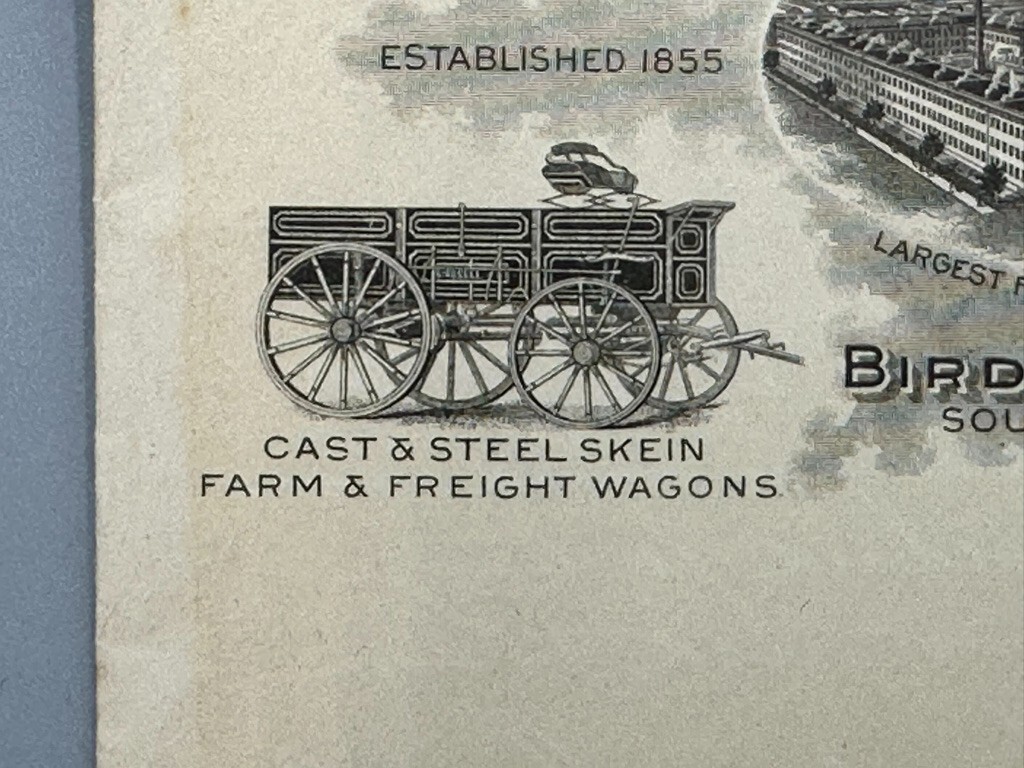 1910 BIRDSELL Advertising FARM MACHINERY Postal Cover Antique SOUTH BEND Indiana