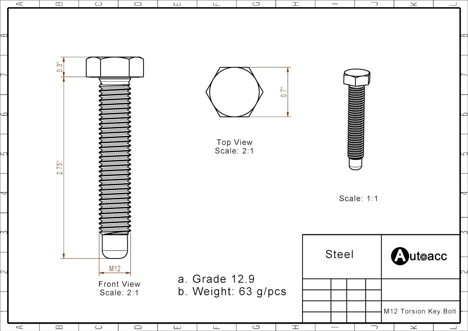 Torsion Key Bolts, Torsion Bar Adjustment Bolts Compatible with Silverado Sub…