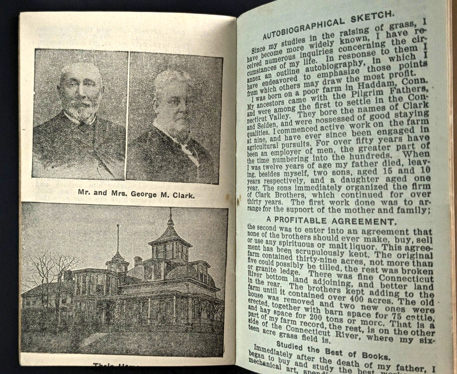 1903 Large Hay Crops George M Clark Higganum CT Antique Farm Equipment