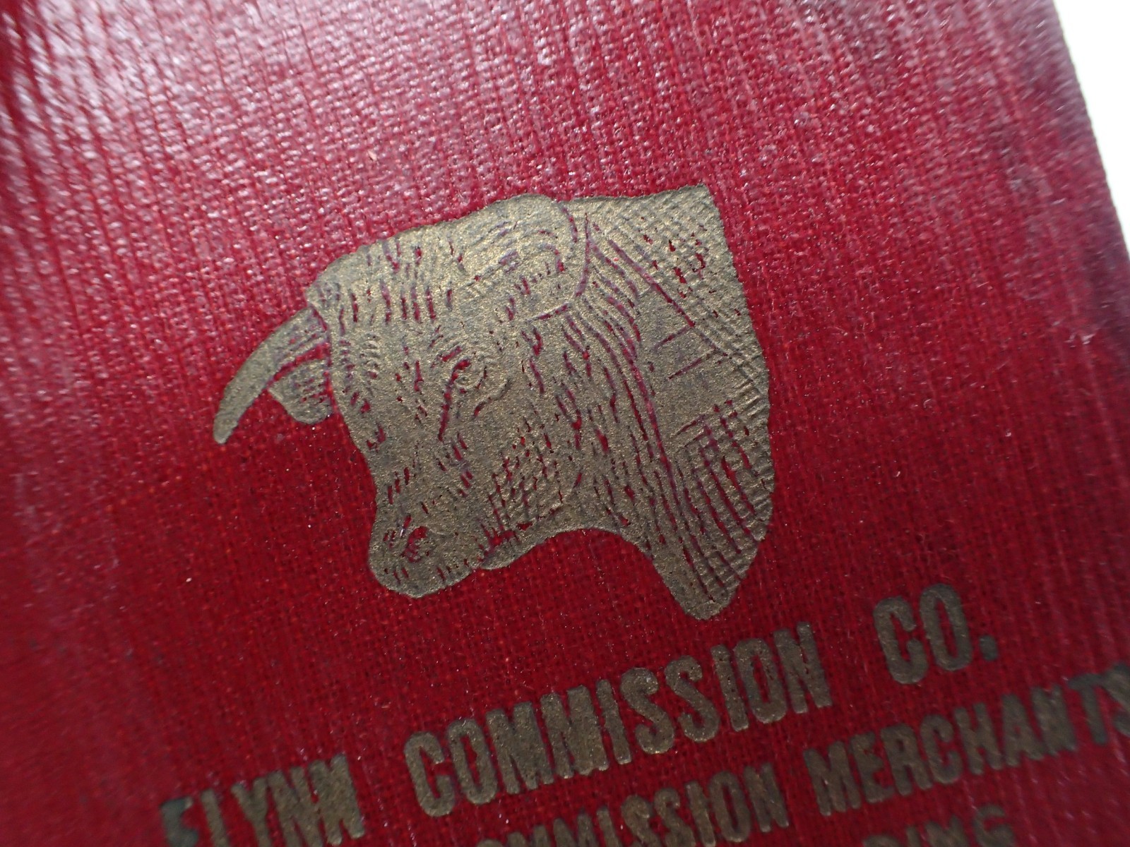 Vintage 1930 – 1931 FYNN Livestock Commission Company Pocket Notebook IOWA