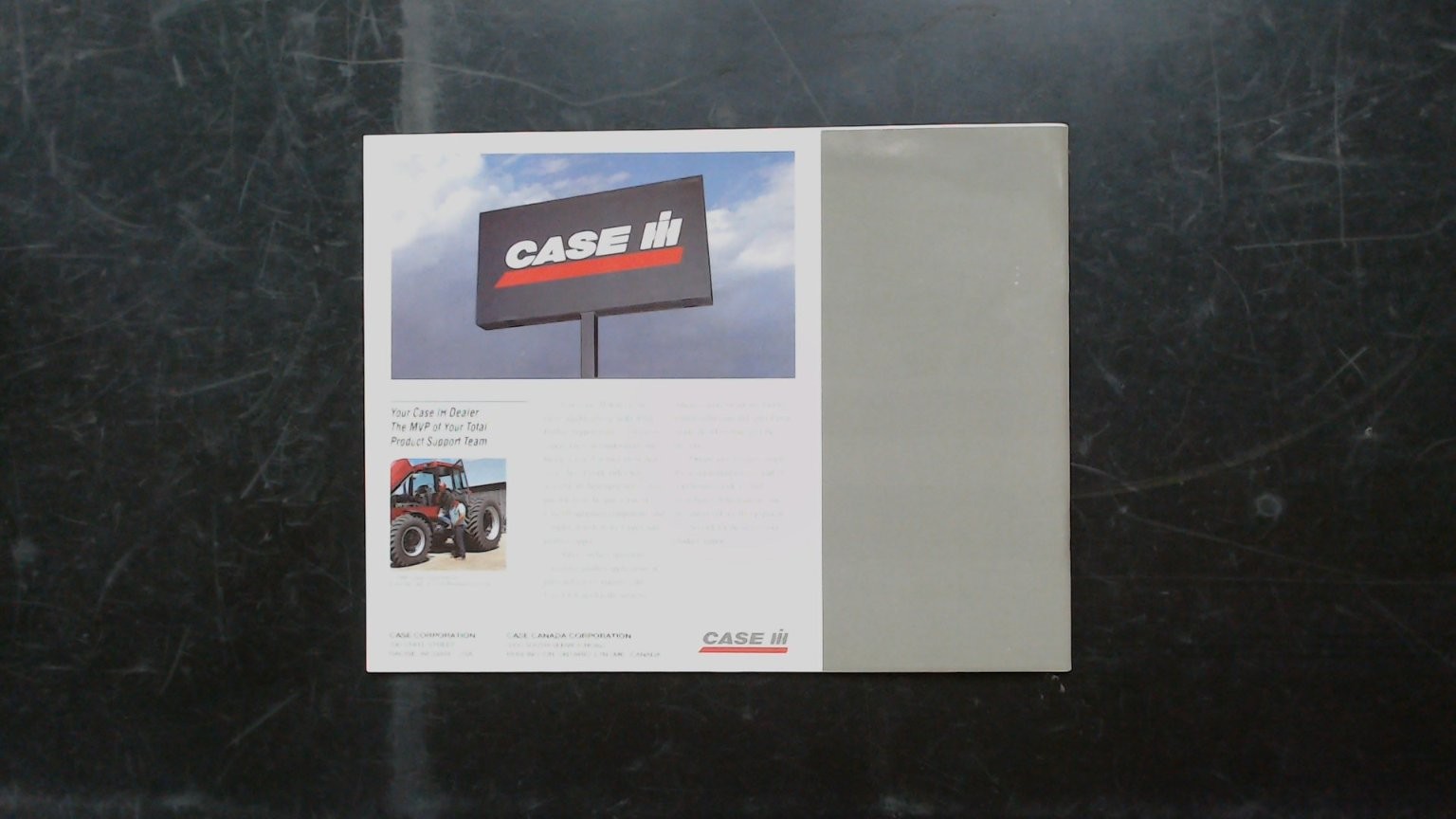 Case IH 1995 Buyer&rsquo;s Guide Agriculture Brochure Vintage 8.5×11 Gray