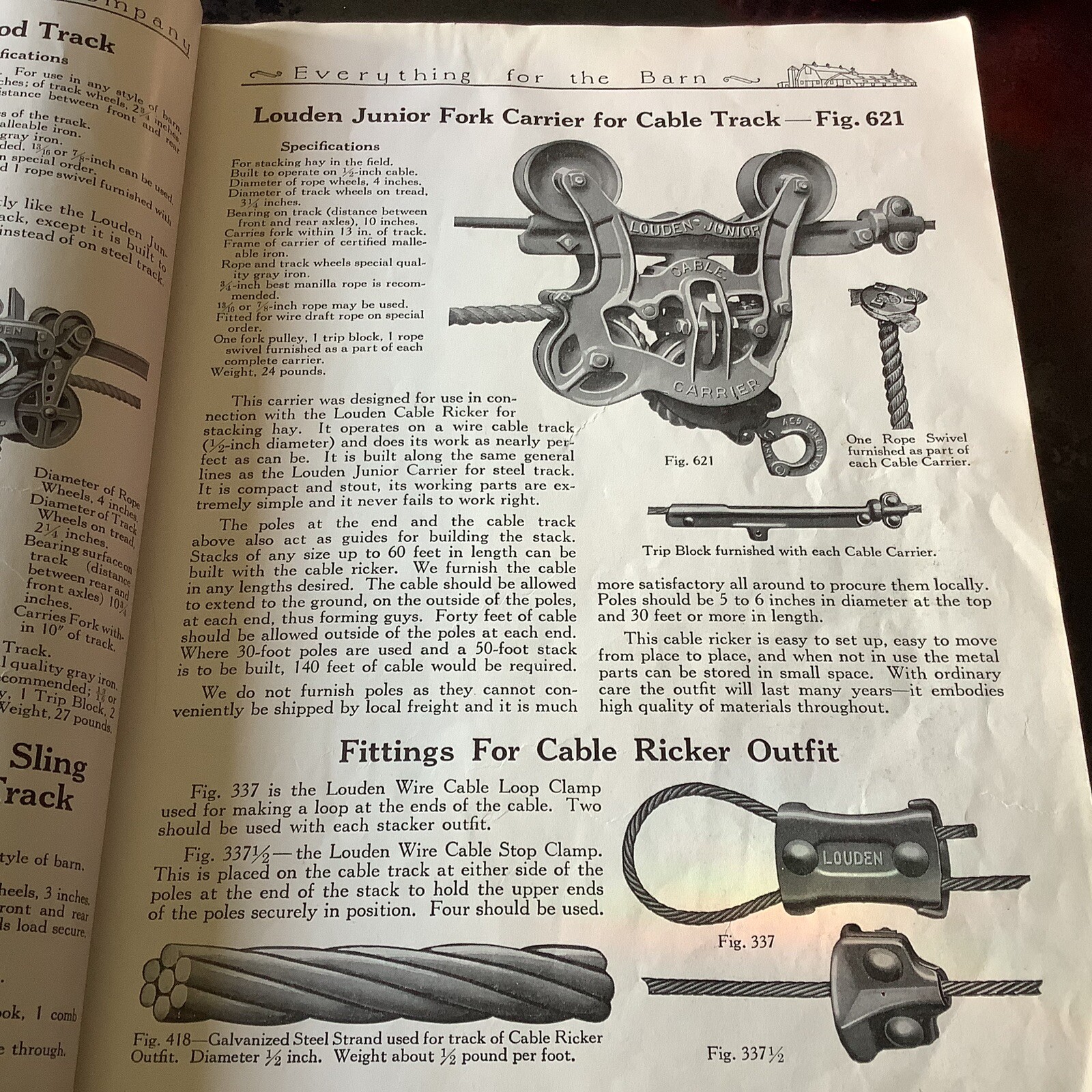 Louden 1933 No. 55 Farm Machinery Catalogue Milk Stools Troughs Pig Pens Pre Own