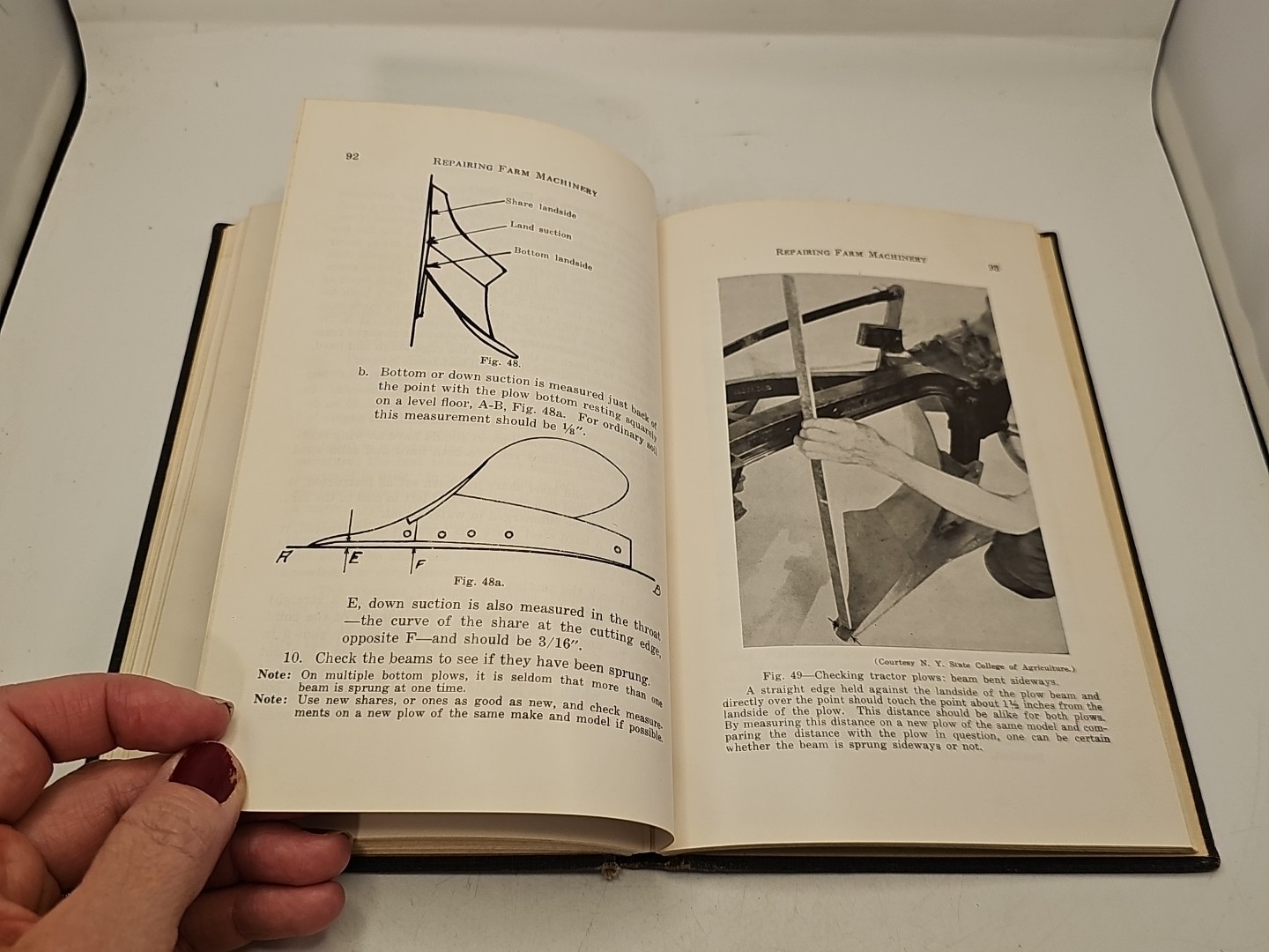 Book Repairing Farm Machinery truck tractor hit miss engine 1940 Morrison