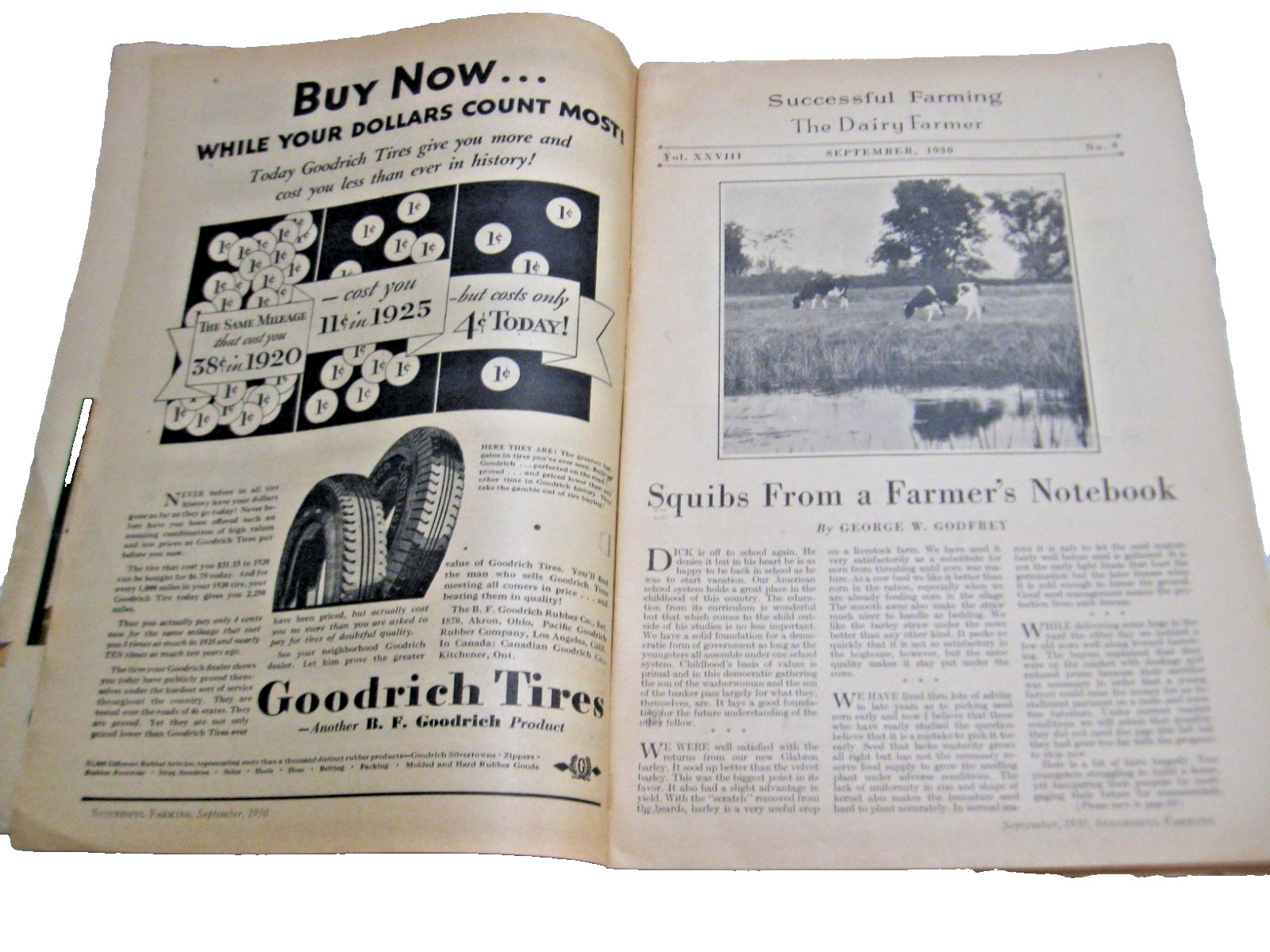SUCCESSFUL FARMING Dec 1924 Sept 1930 & Renewal Model A IH Mobiloil Buick