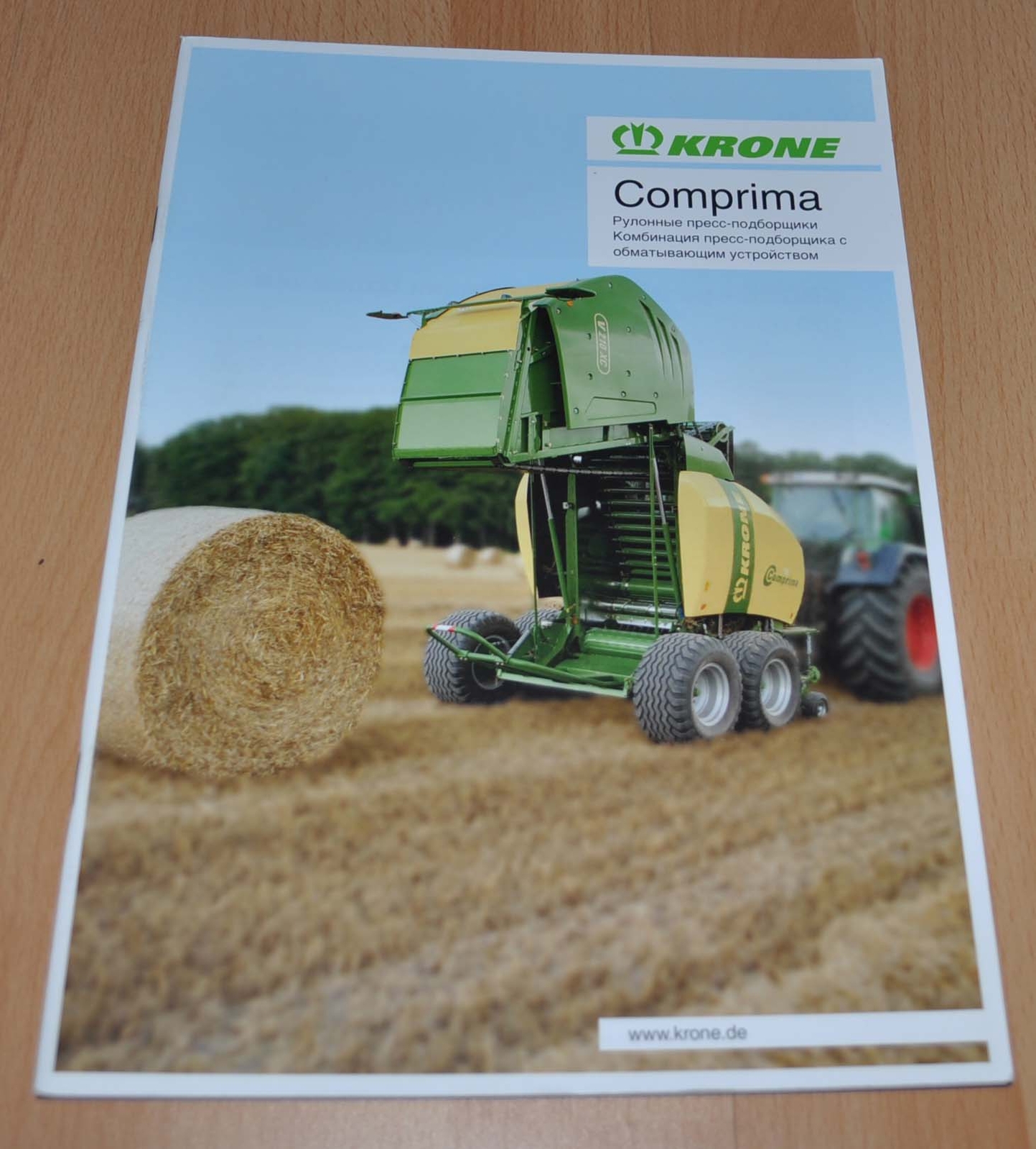 Krone Comprima Baler Agricultural Brochure Prospekt