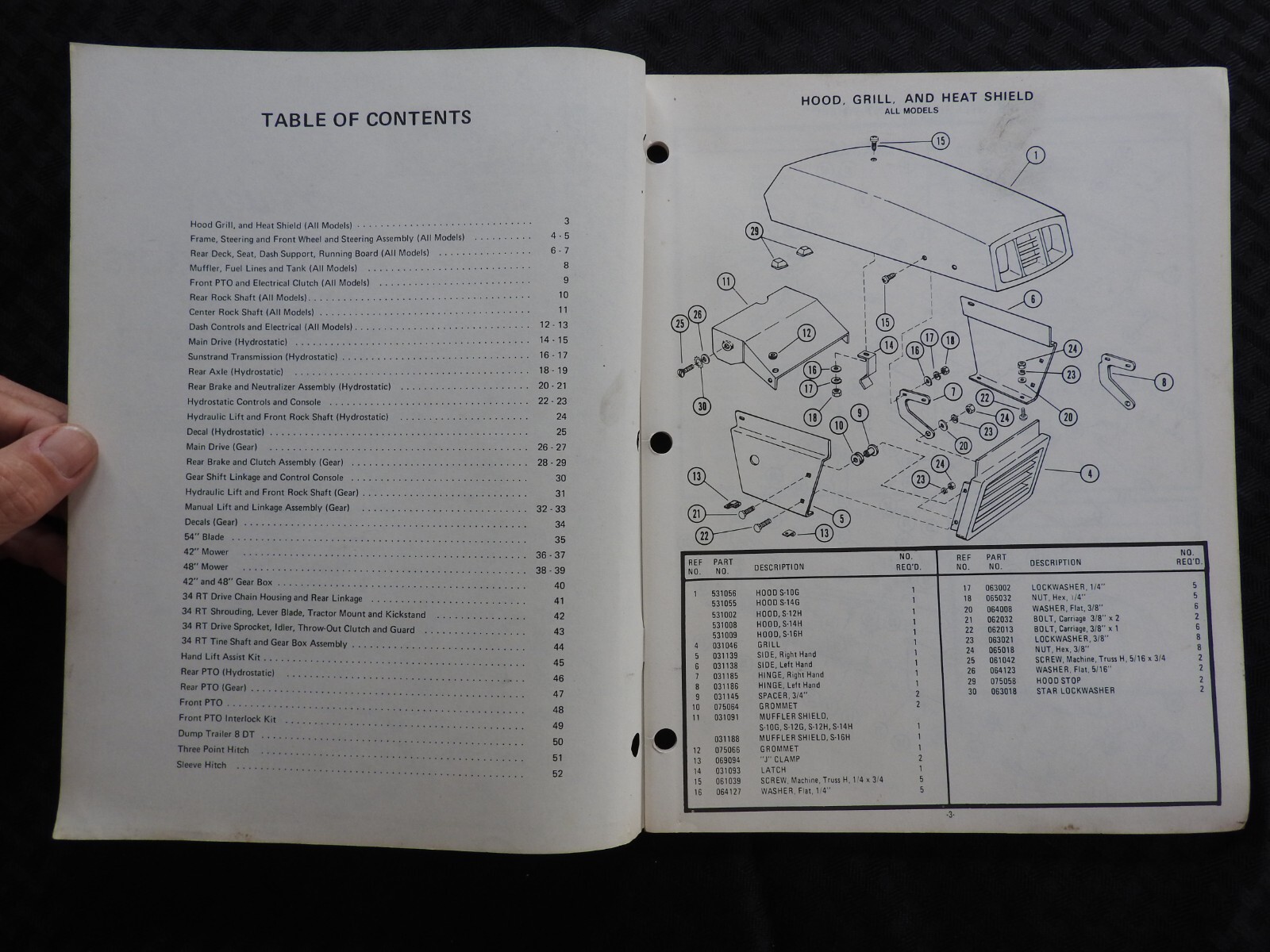 1976-1979 ARIENS S-12 S-14 S-16 LAWN TRACTOR PARTS CATALOG MANUAL HYDRO & GEAR