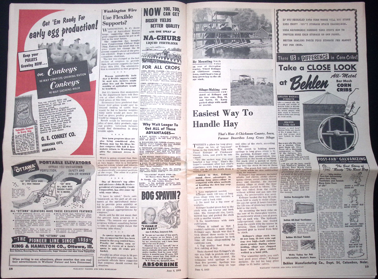 Wallace&rsquo;s Farmer and Iowa Homestead June 6, 1953