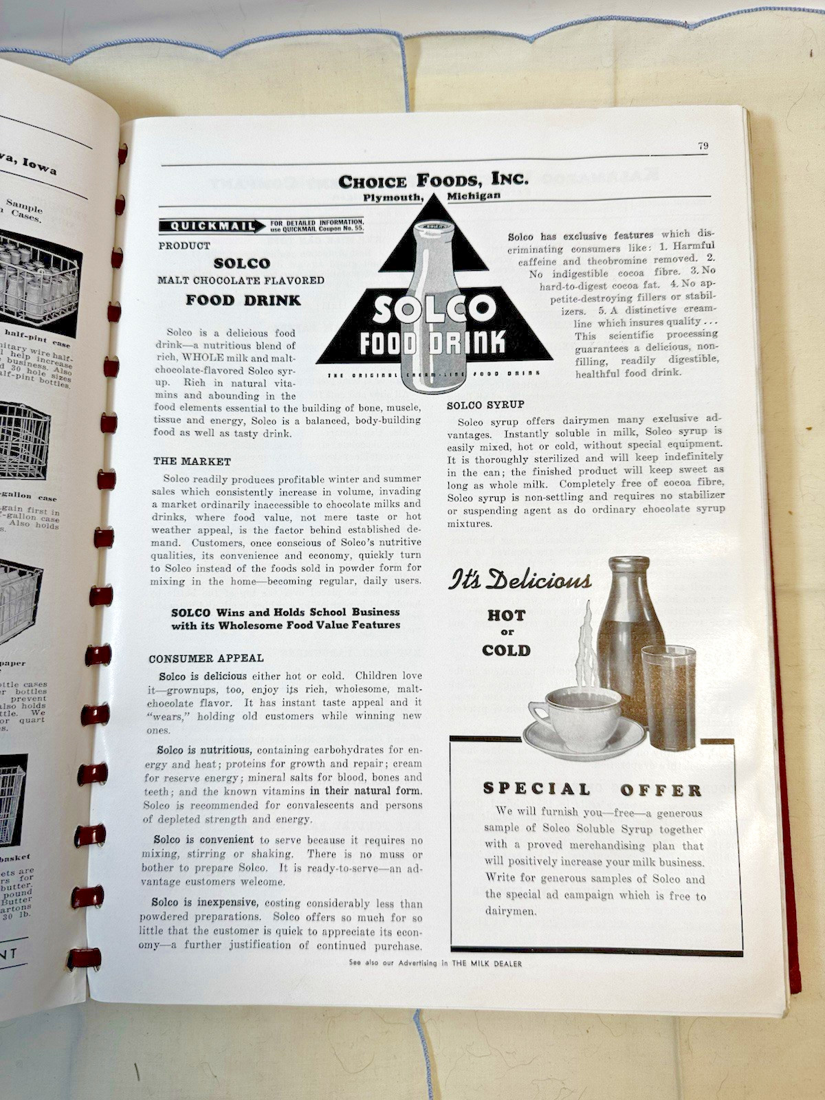 Dairy Industries Catalog & Directory 15th Ed Olsen Publishing Company 1942