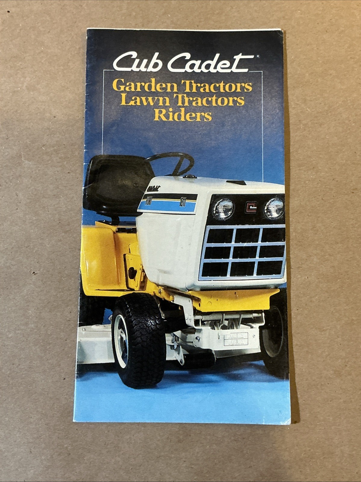 Vintage Original Cub Cadet Garden And Lawn Tractors Brochure As Is INV-P1138
