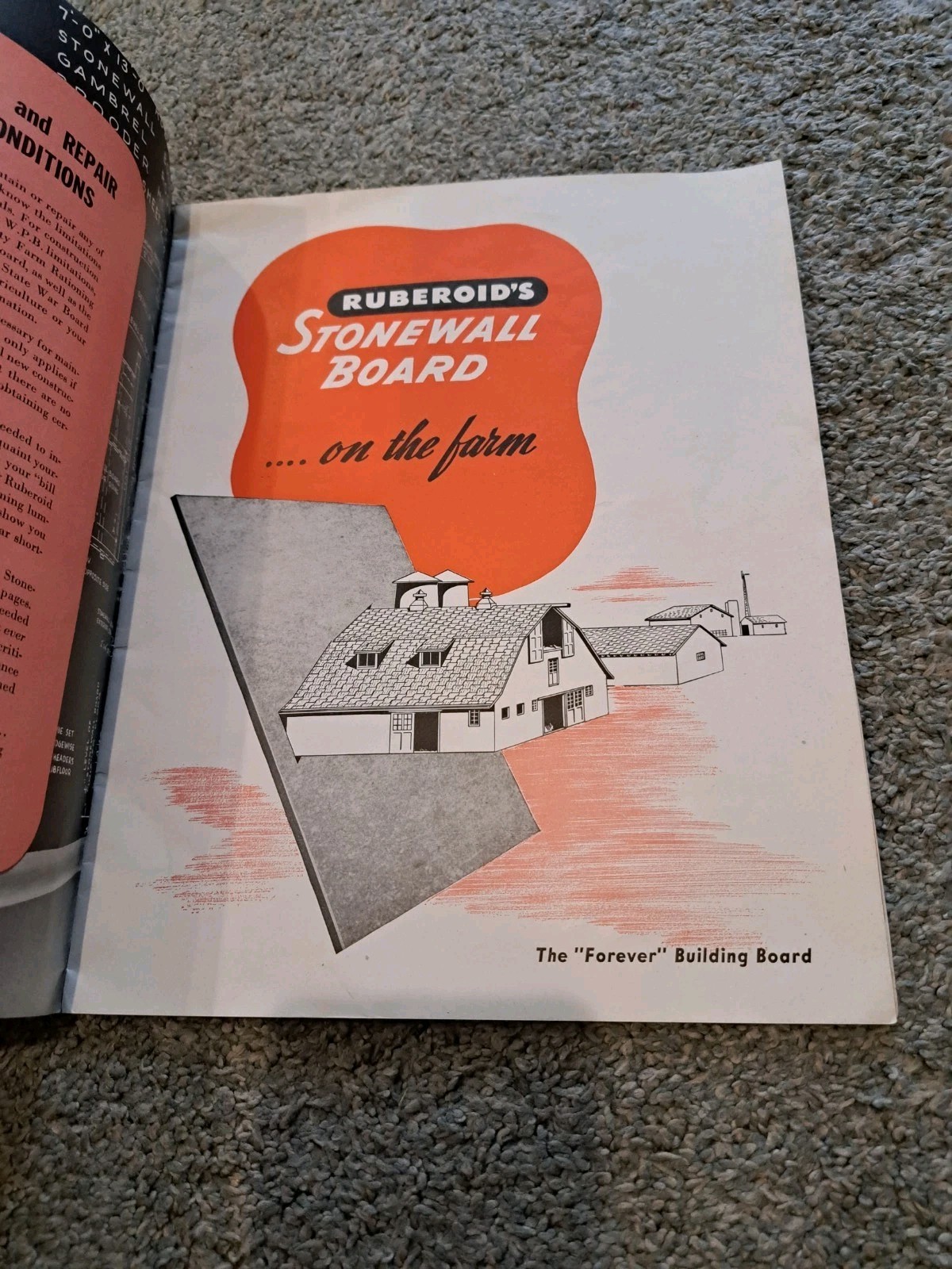 Profitable Farm Buildings Ruberoid Company 1944 Barns Roofs