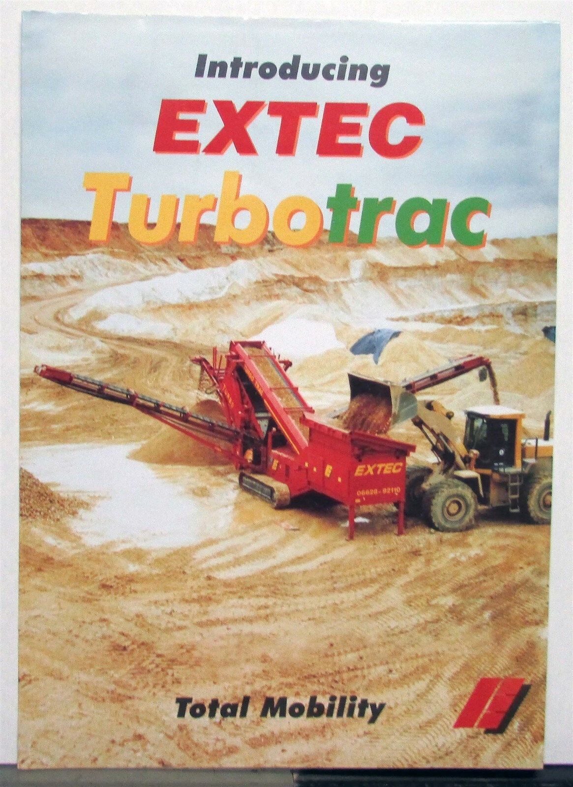 1998 Extec Turbo Trac Equipment Specification Construction Sales Brochure