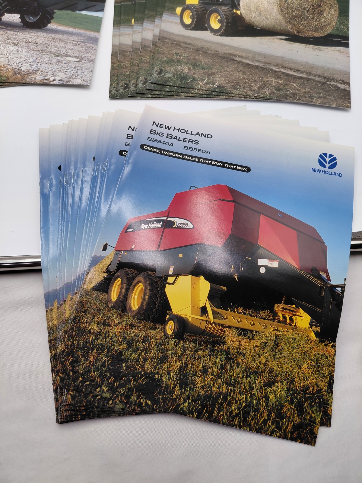 Lot Of 50 + Vtg Early 2000s New Holland Tractor/Skidloader & Implement Brochures