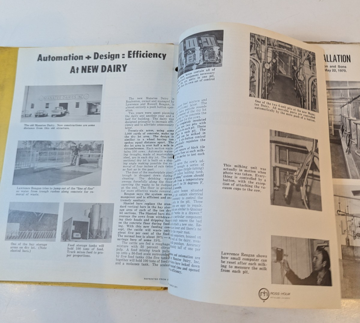 Vintage Compilation of Farm Dairy Products Clay and Jamesway Plastic Folder