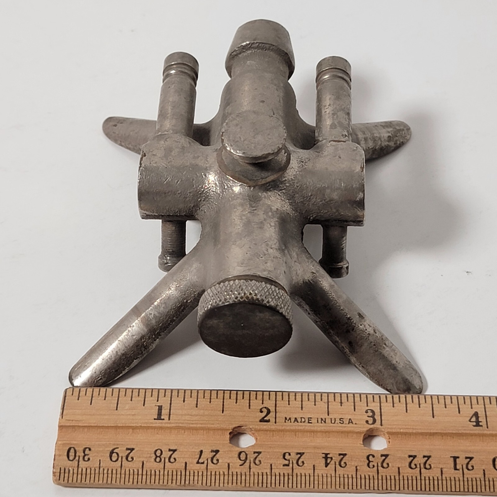 Vintage Old Brass Chrome Milking Claw Unique Rare