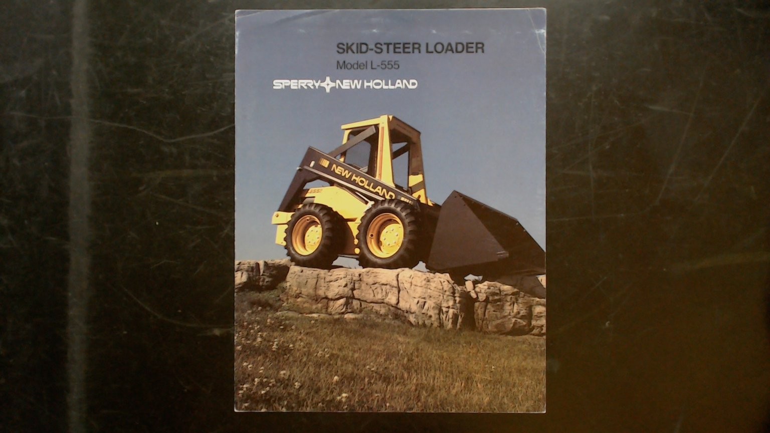 Sperry New Holland Skid-Steer Loader L-555 Brochure Vintage Agriculture