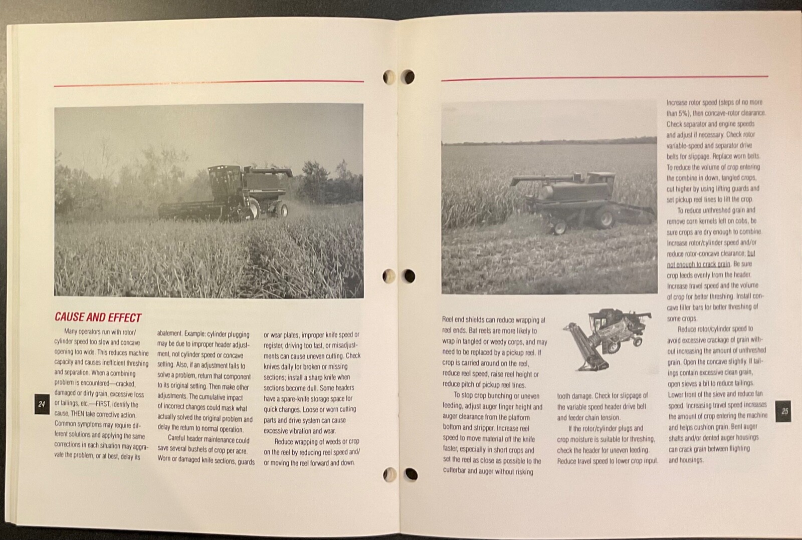 CASE-IH Salesman’s Brochure “A Guide to Harvesting Systems”. Rare Original. 1992